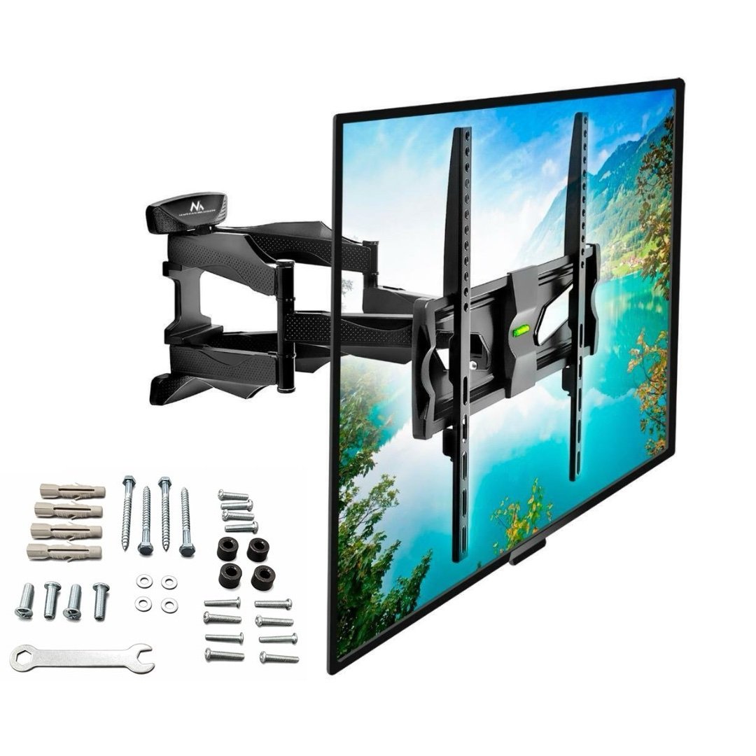 TV konzol 26" - 55"- állítható fali állítható TV tartó HT-0781, univerzális az olyan márkákhoz, mint a Samsung, LG, Philips, teherbírása 40 kg
